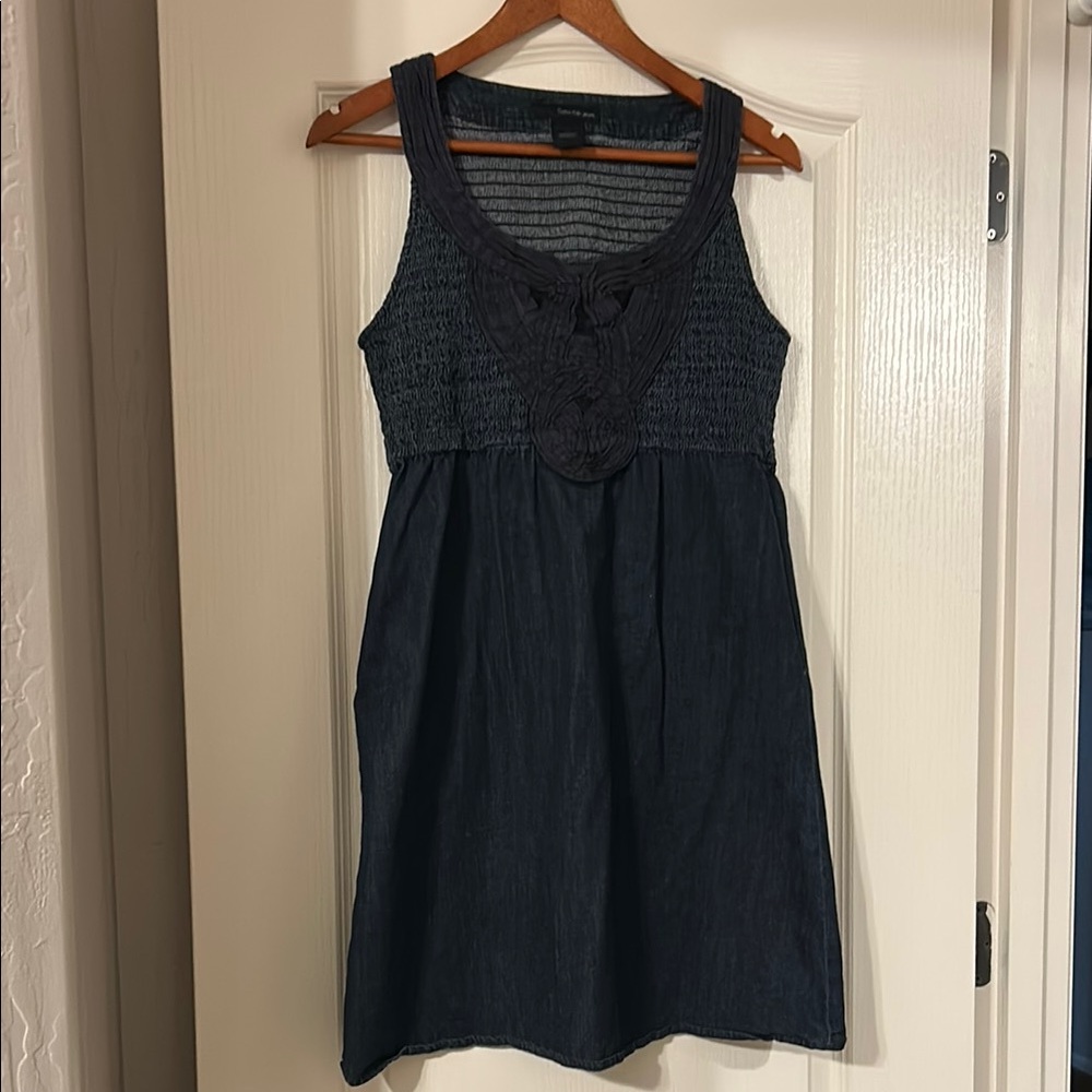 Calvin Klein Jeans Dark Blue Denim Dress
